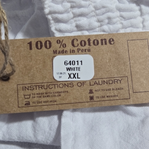 BLANCO Women's White Cotton Button-Detail Beach Swim Cover Up Shorts Size XXL - Picture 5 of 6